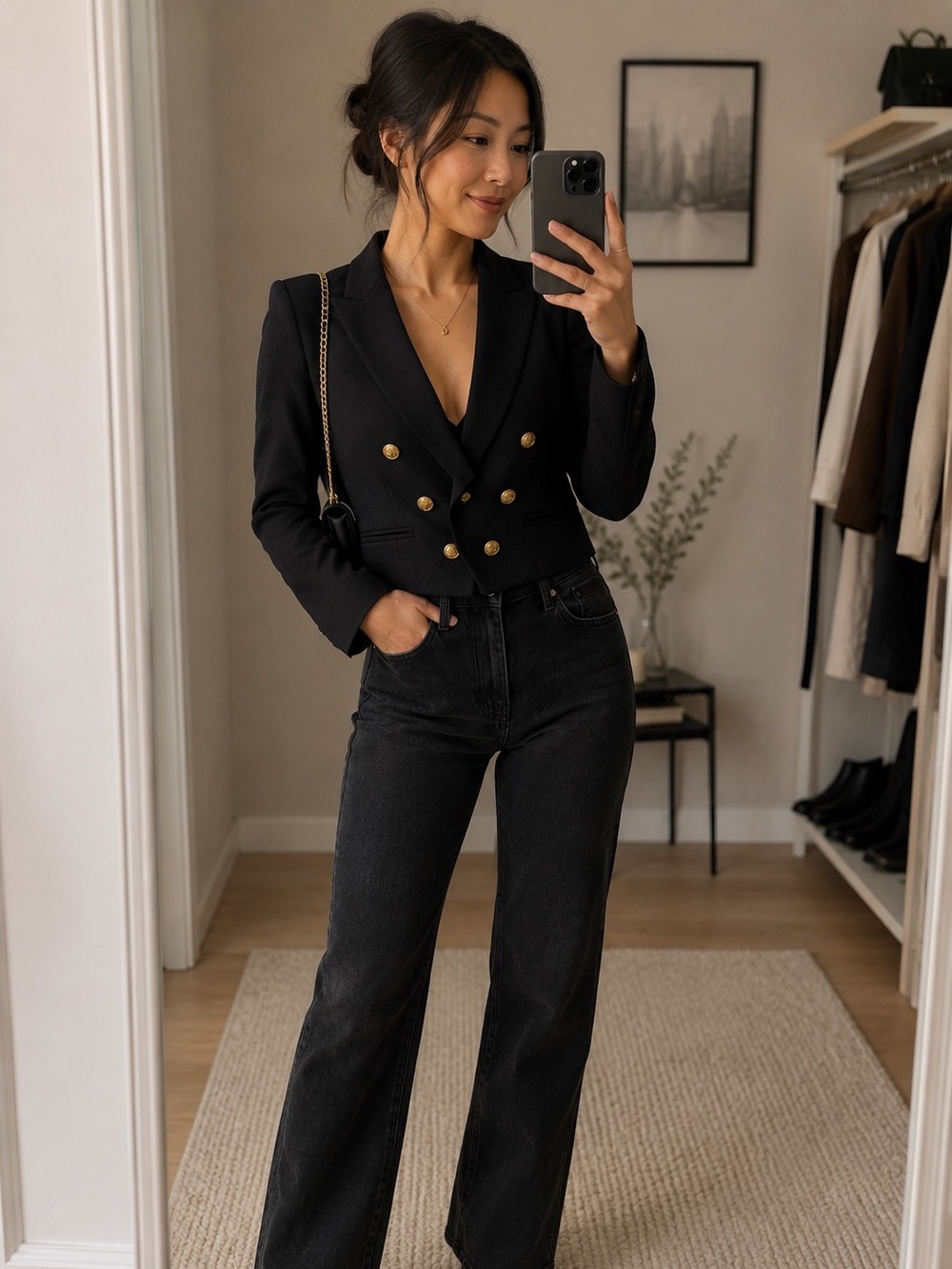 Fire Plus Cropped Double-Breasted Blazer – Leopard Lined XS - leopard‎ interior